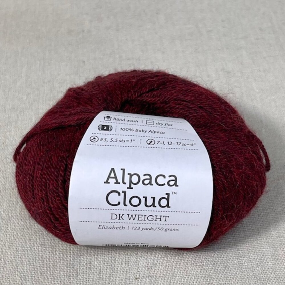 Knit Picks ALPACA CLOUD Yarn 100% Baby Alpaca Elizabeth 28134 50g Peruvian NEW